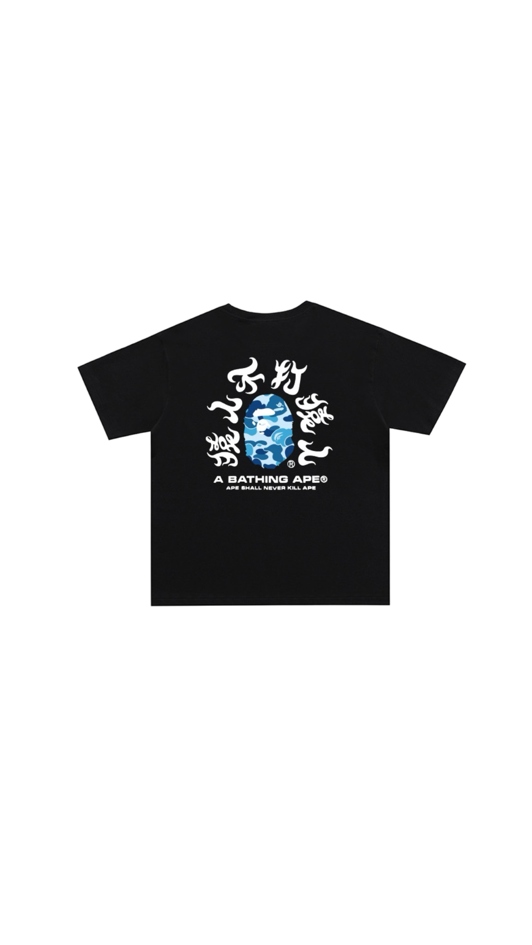 BAPE T-SHIRTS (BLACK)