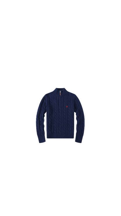 POLO KNITTED QUARTER ZIPS