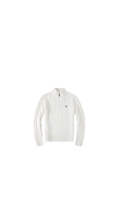 POLO KNITTED QUARTER ZIPS